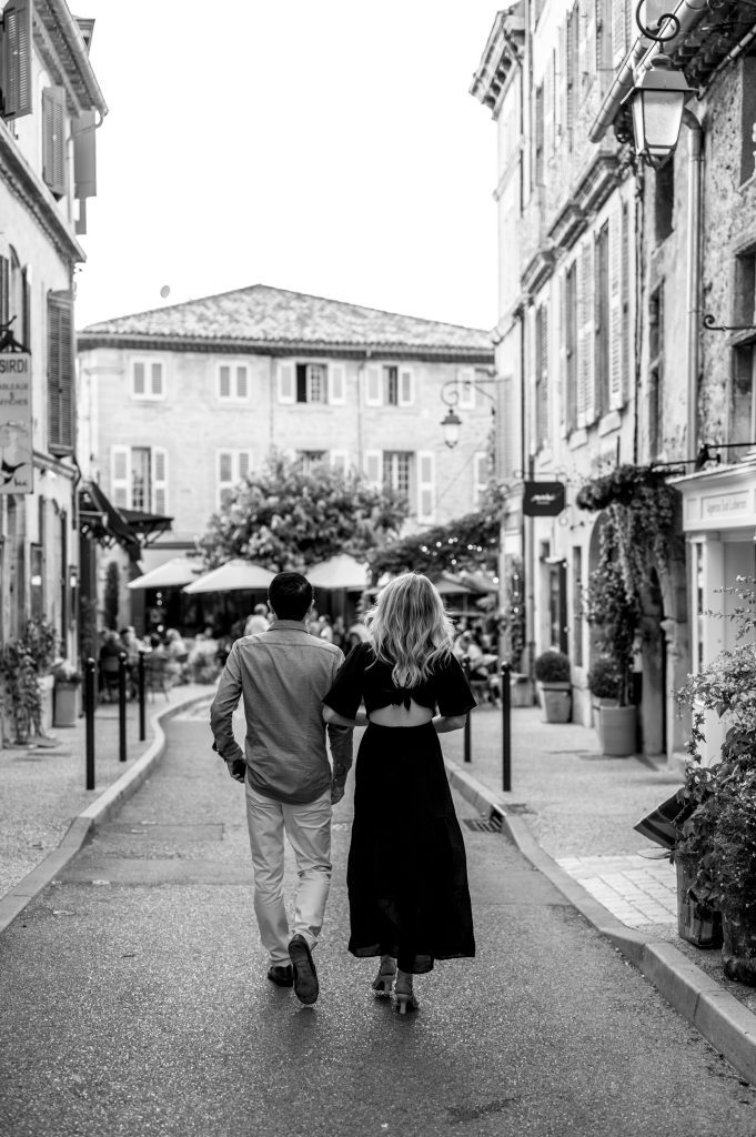 The streets of Lourmarin because Provence is the best place to propose