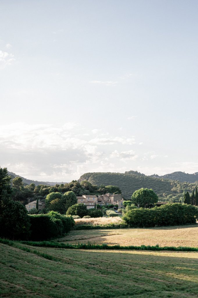 The view of Lourmarin : one of the best village in provence to propose