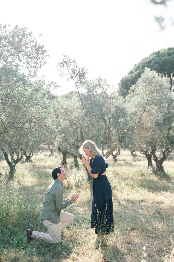 Provence is the best place to propose with sylvia calmet your destination wedding photographer
