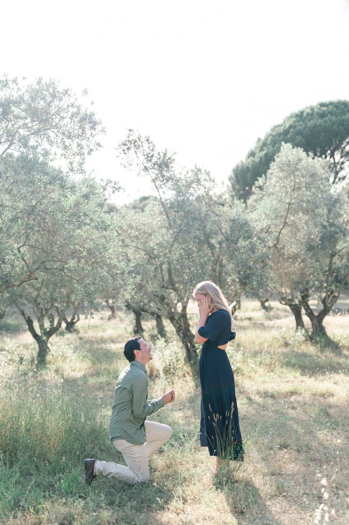 Surprise proposal in Lourmarin, Provence, South of France