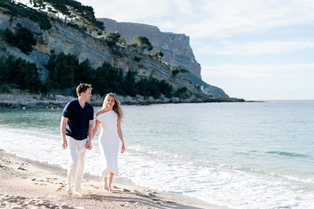 from Canada to provence for his surprise proposal in Cassis