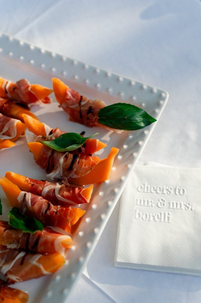 details during a wedding cocktail at la deveze, south of france