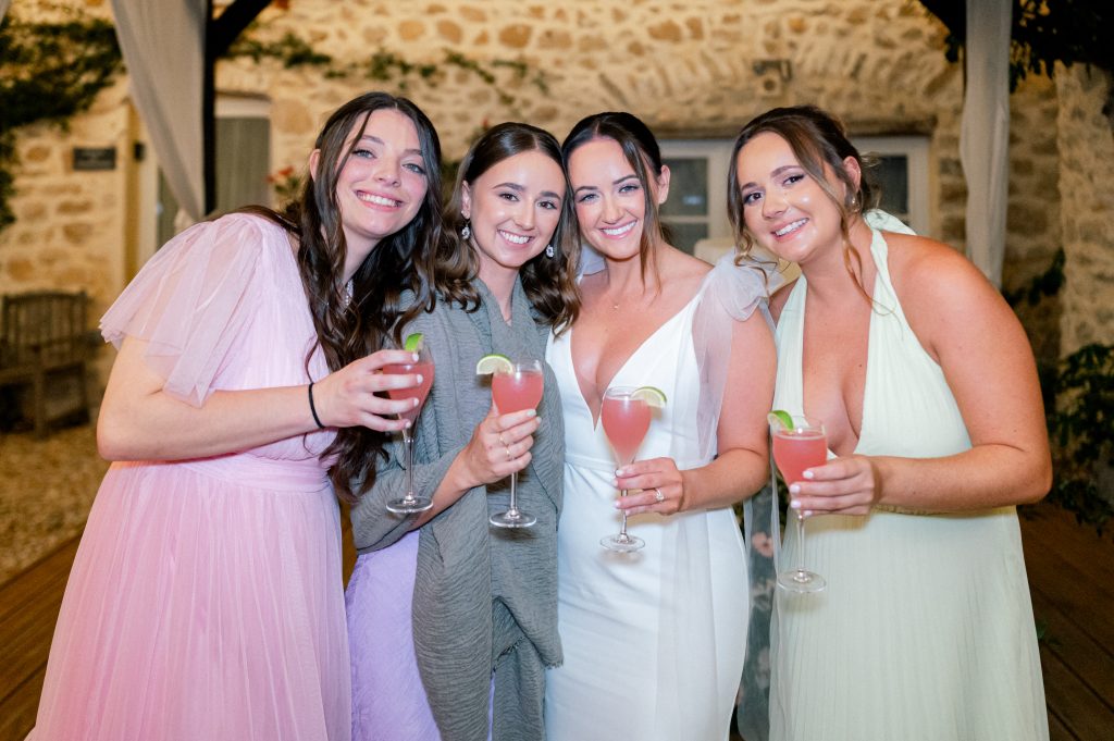 Party at la devèze during a wedding