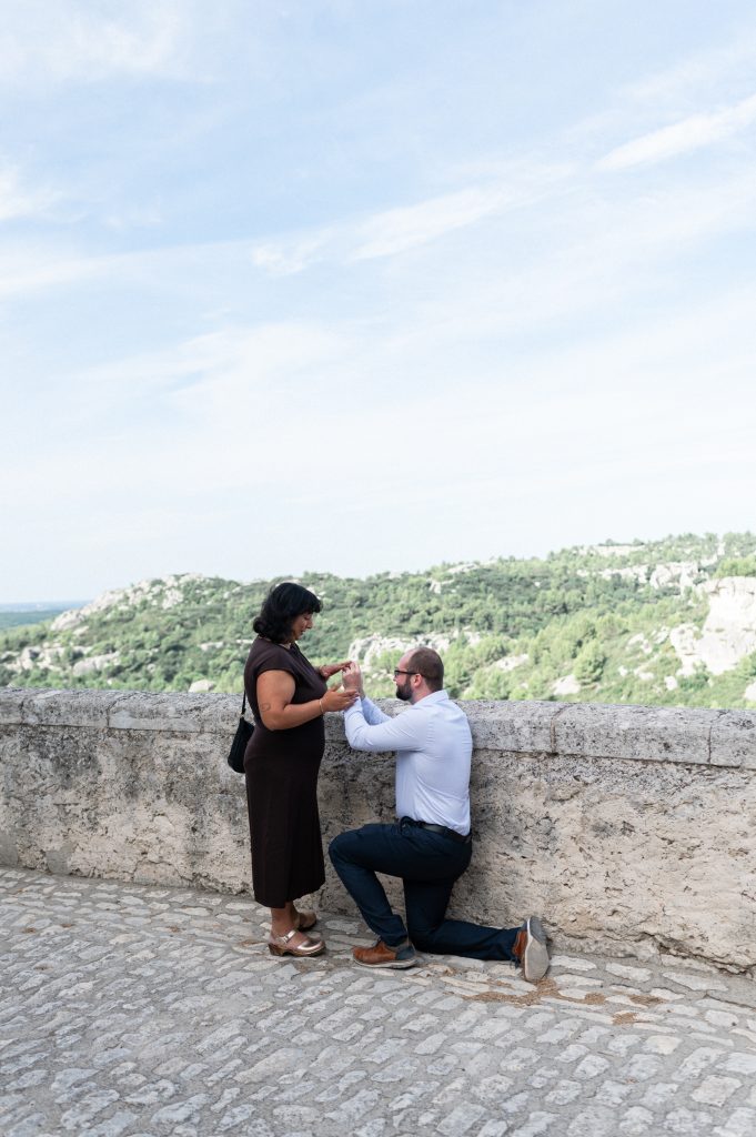 Proposal on the rocky ridge of Les Baux-de-Provence
